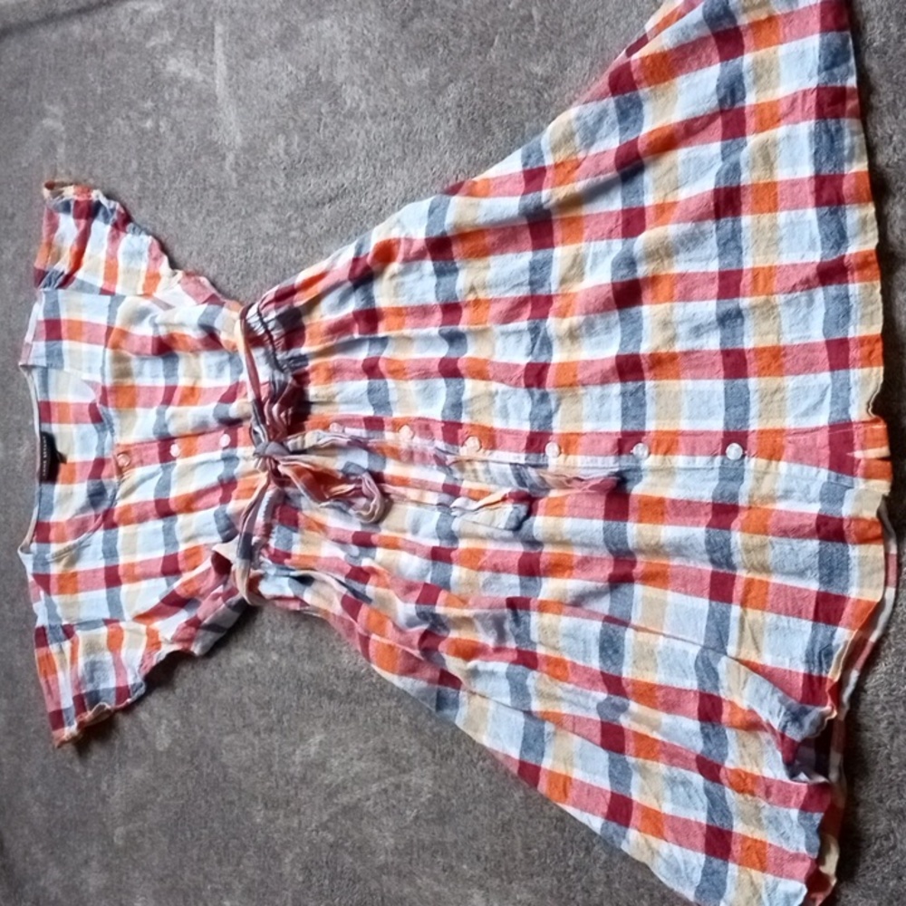 Lane Bryant Multicolor Plaid Dress